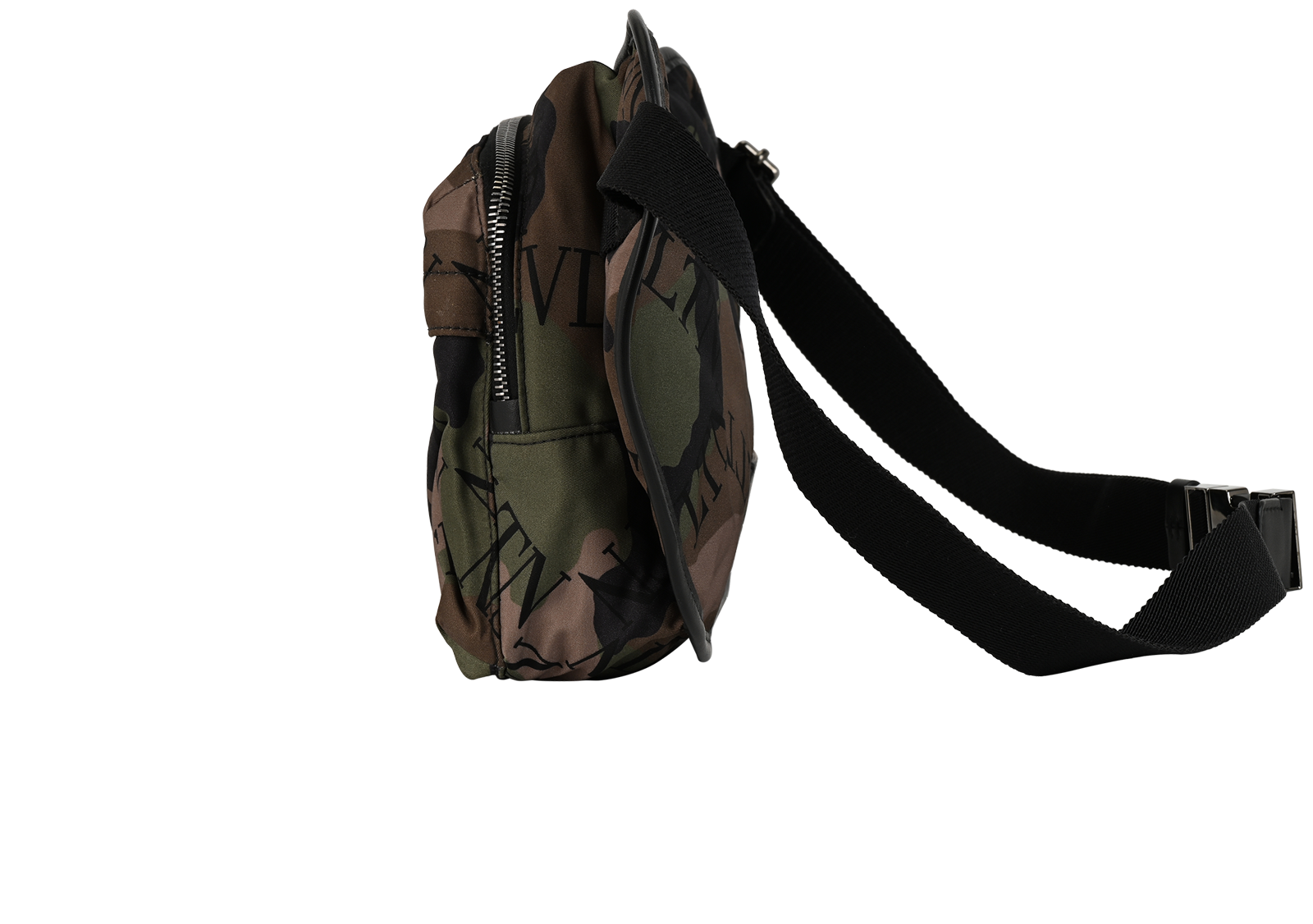 VLTN Belt Bag, &pound;350, Handbags, Green, Nylon, Bottom view